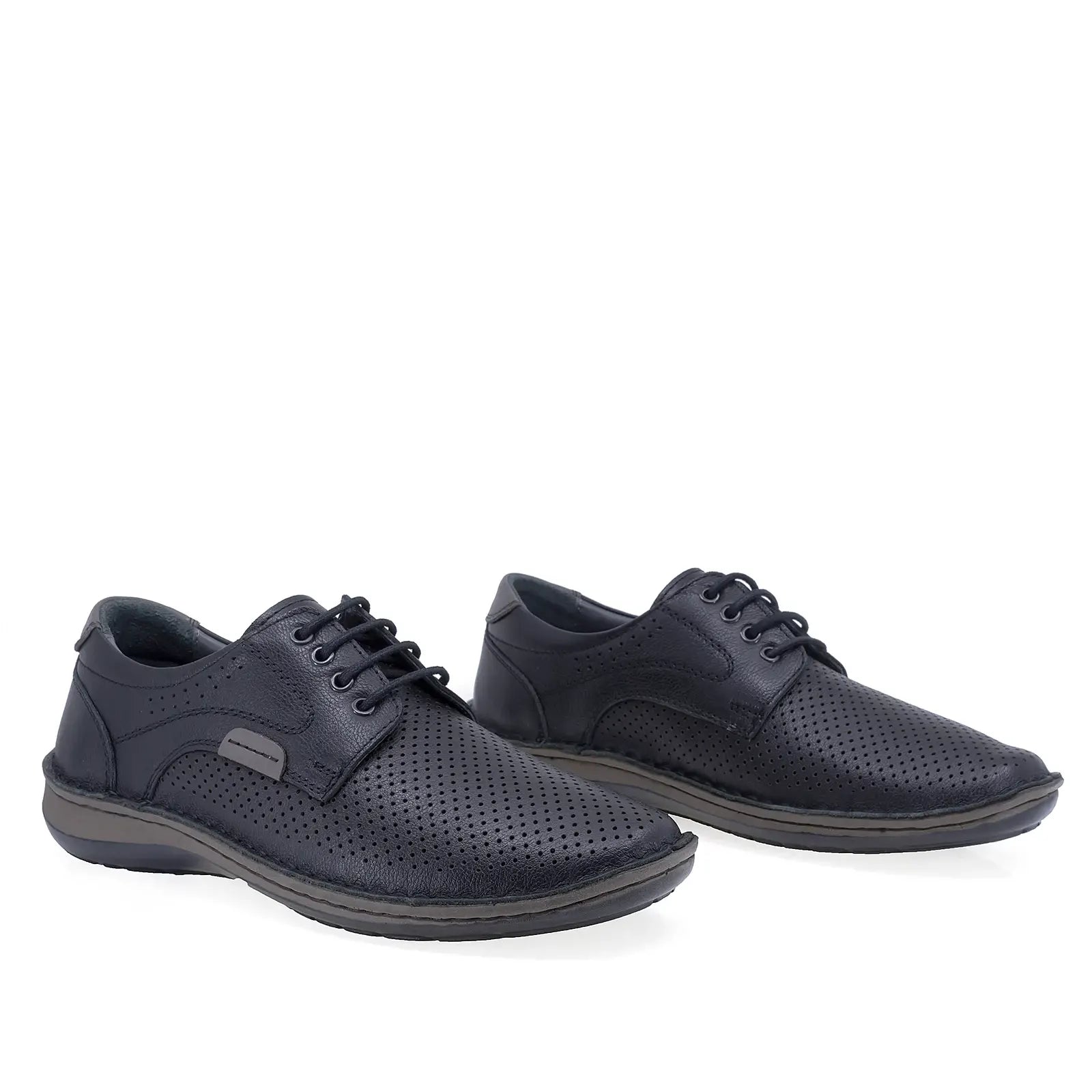 Pantofi barbati casual Goretti piele naturala B36-9506-106 negru