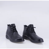 Ghete dama casual Anna Viotti piele naturala D111-2E89295-1 negre