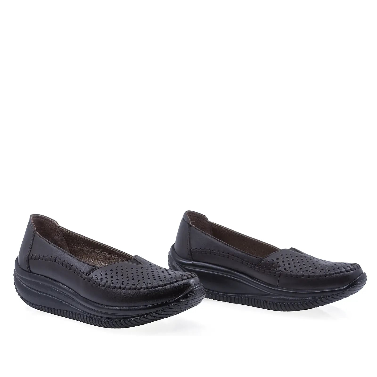 Pantofi Dama Casual Anna Viotti Piele naturala D64-1050 maro
