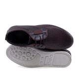 Pantofi Barbati casual Demalis piele naturala 690 grena