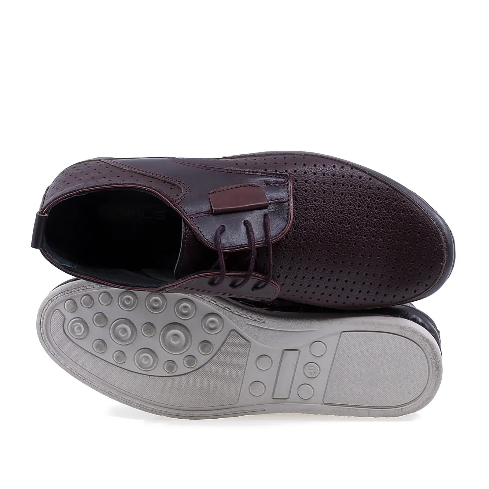 Pantofi Barbati casual Demalis piele naturala 690 grena