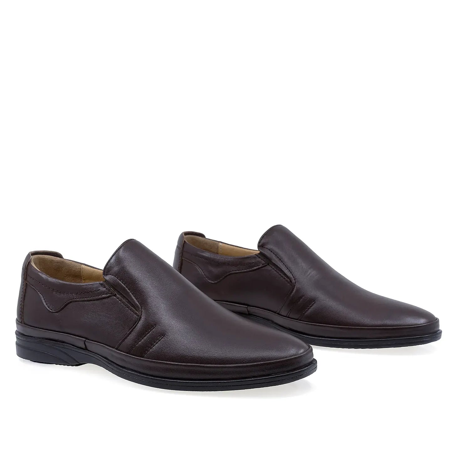 Pantofi barbati casual Goretti piele naturala B28-651 maro
