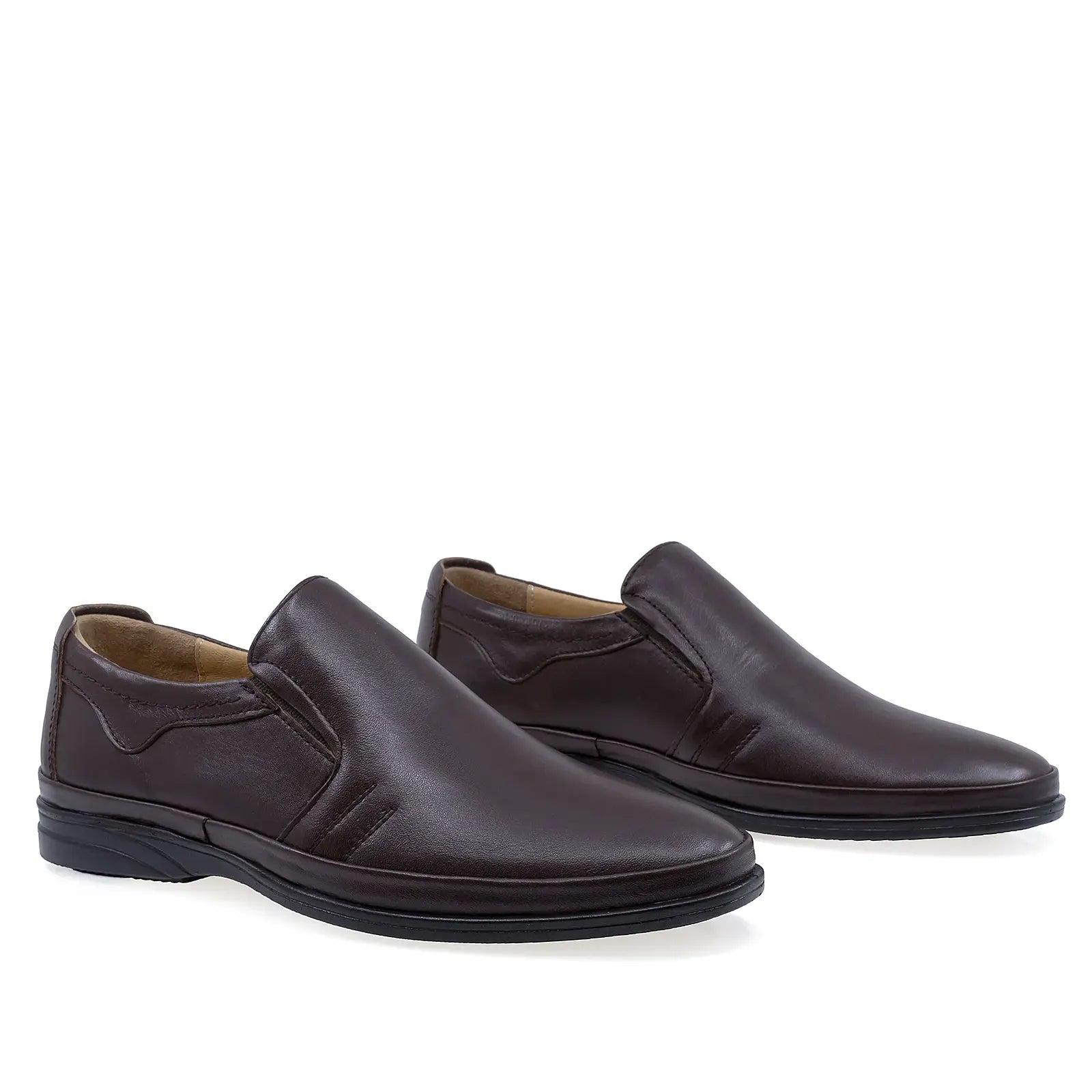 Pantofi barbati casual Goretti piele naturala B28-651 maro