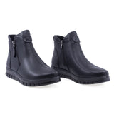 Ghete Dama Casual Anna Viotti Piele Naturala D111-MB220281 negre