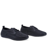 Pantofi Dama Casual Anna Viotti Piele naturala D43-03 negru