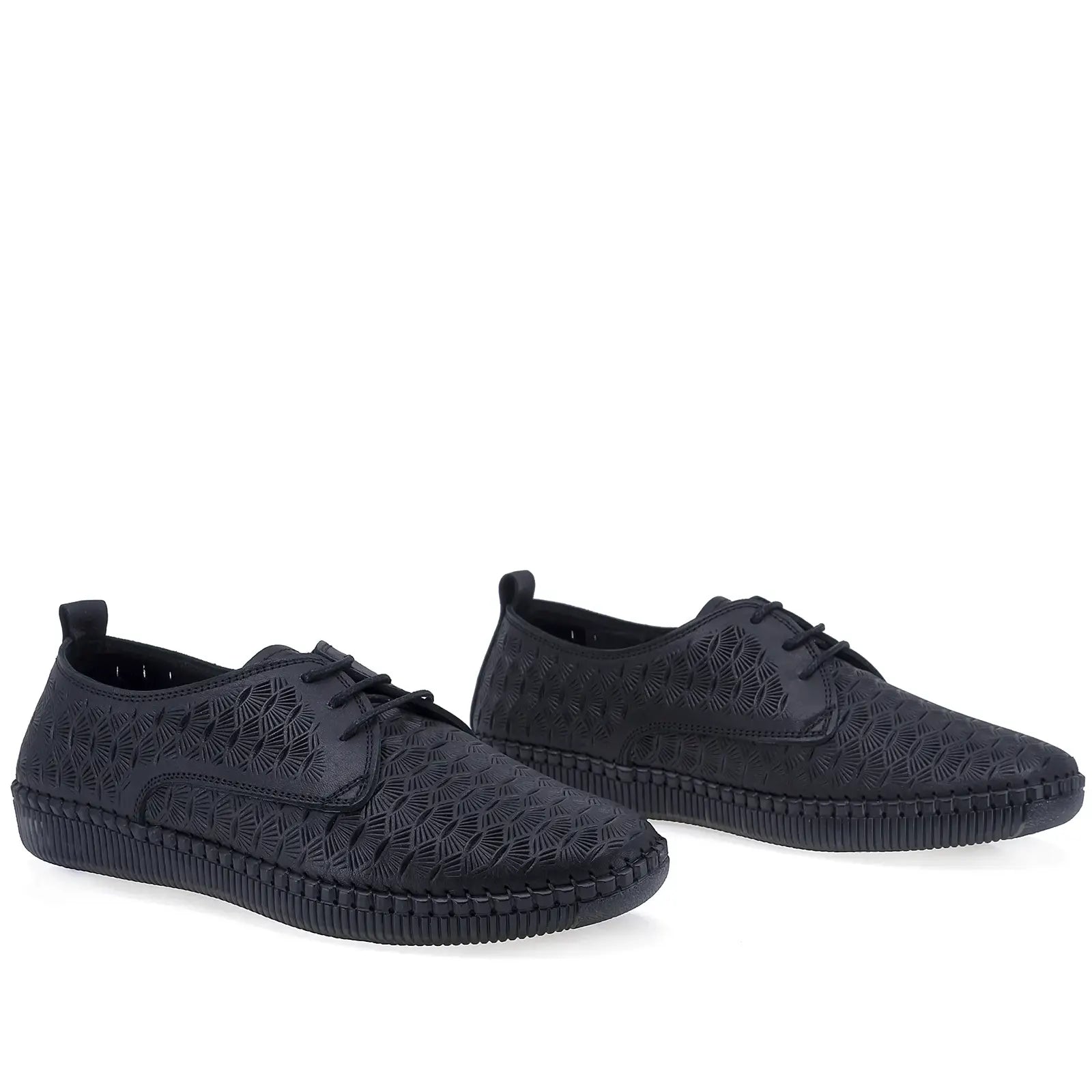 Pantofi Dama Casual Anna Viotti Piele naturala D43-03 negru