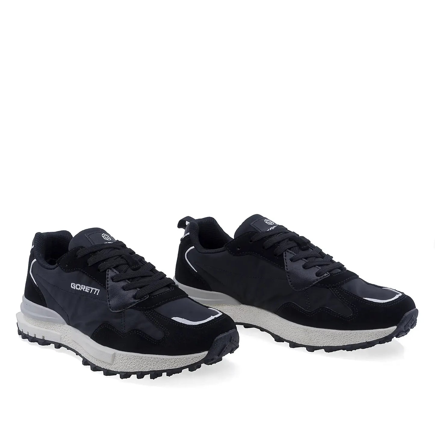 Pantofi barbati sport Goretti piele intoarsa B104-24M8782 negru