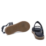 Sandale dama casual Anna Viotti piele naturala D55-119 negru