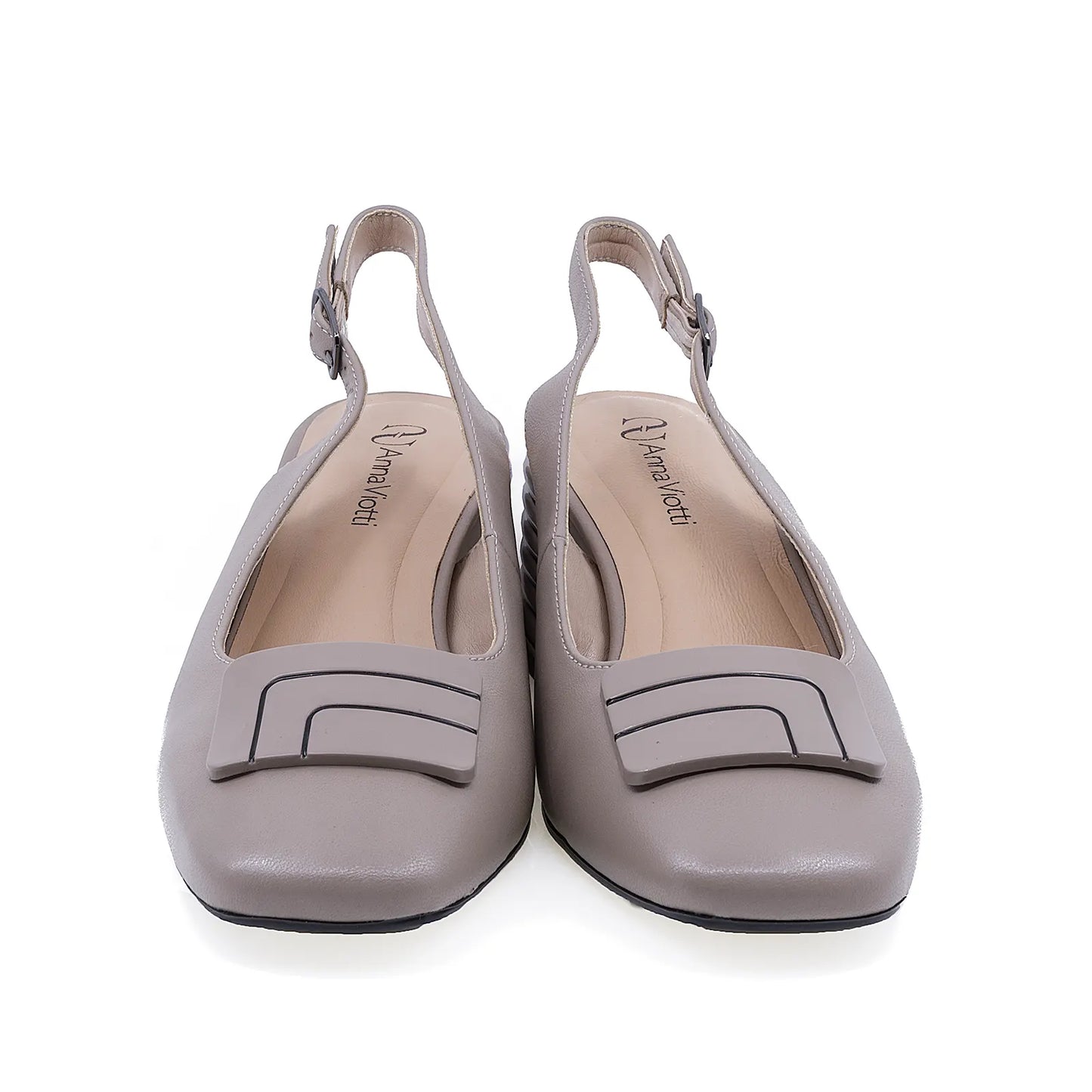 Pantofi damă eleganti piele naturala Anna Viotti D105-6371P-A11-X16 gri