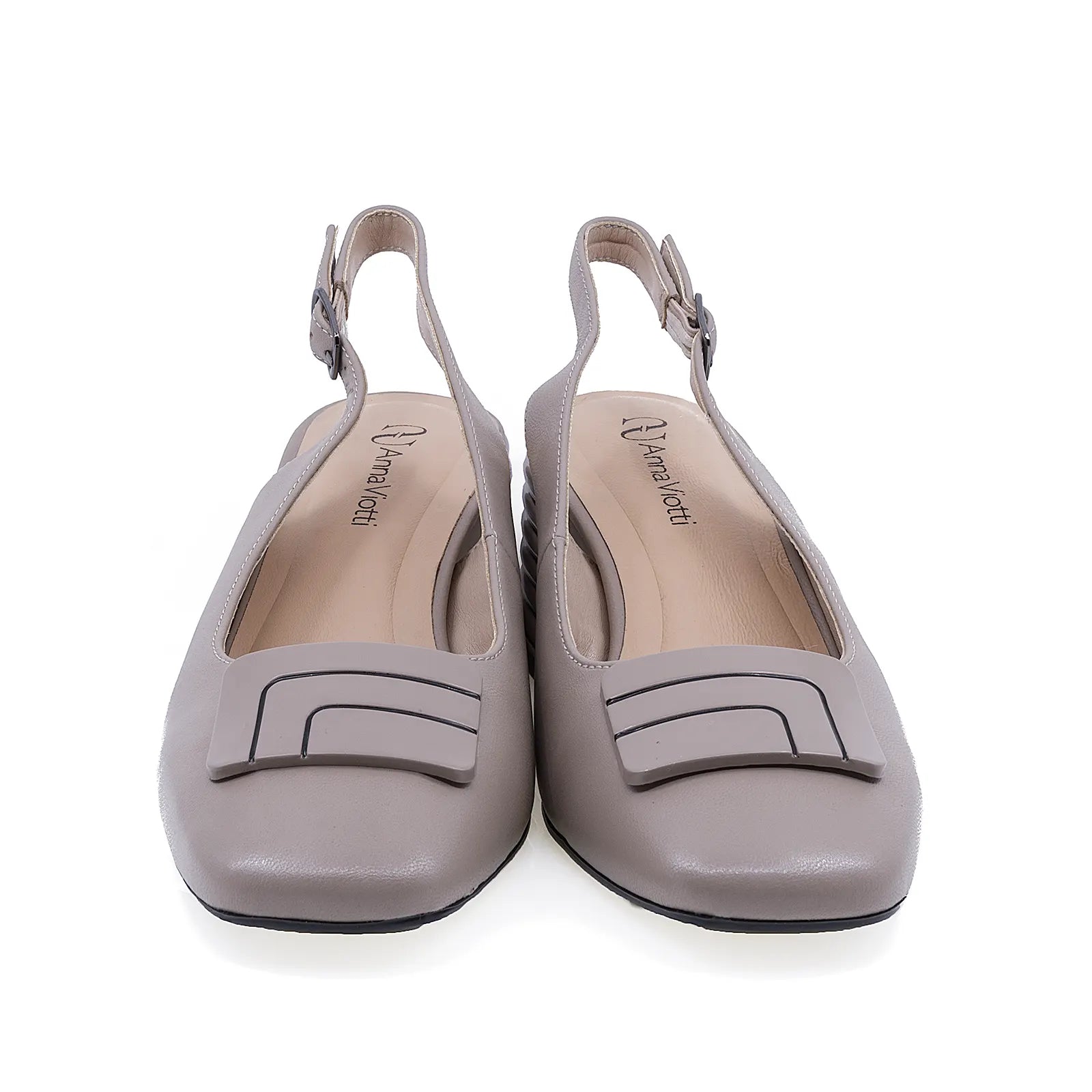 Pantofi damă eleganti piele naturala Anna Viotti D105-6371P-A11-X16 gri