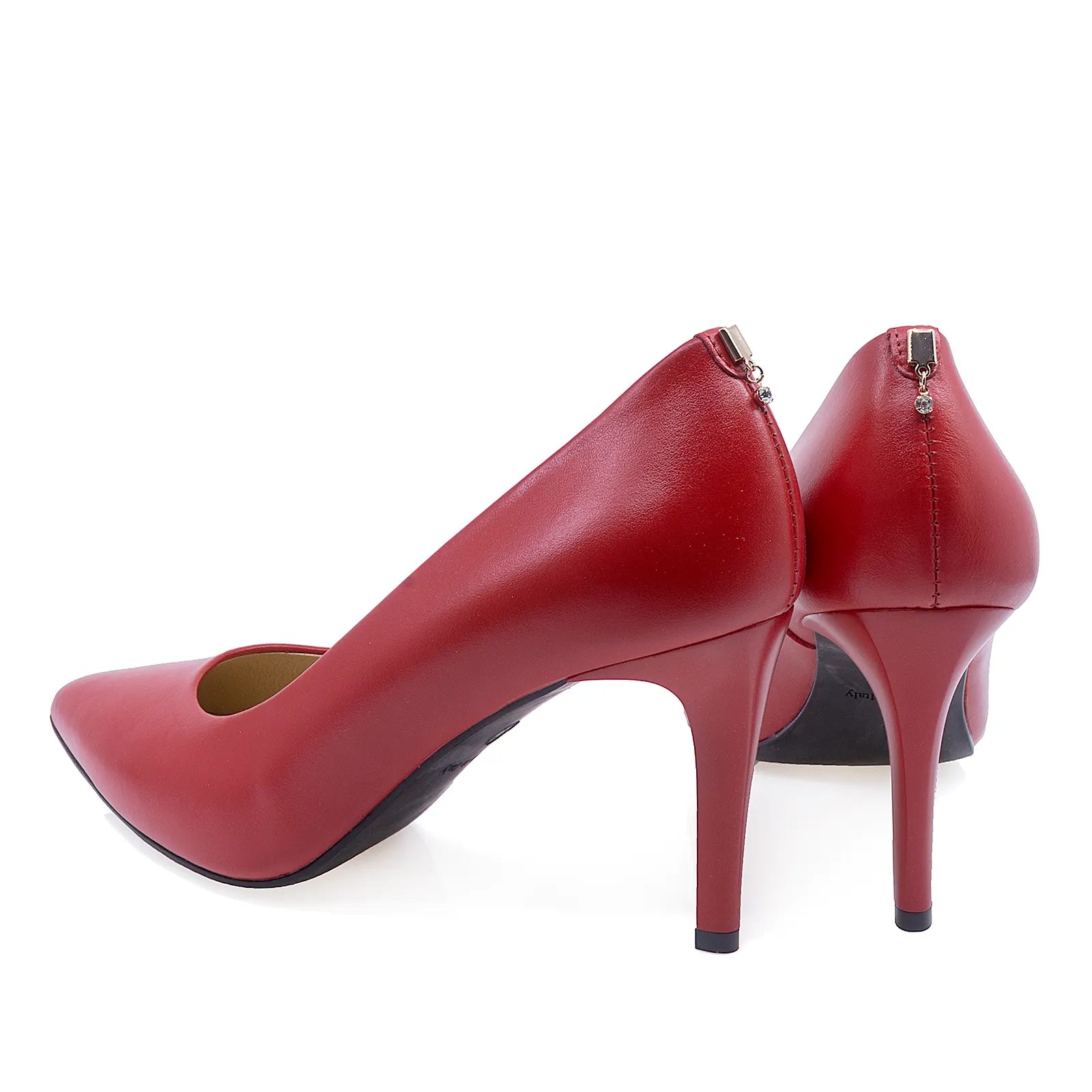 Pantofi dama eleganti Sala piele naturala 7064 rosii