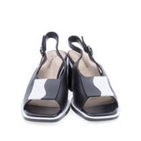 Sandale damă elegante piele naturala Anna Viotti D105-6361P-J558-Z818 negru