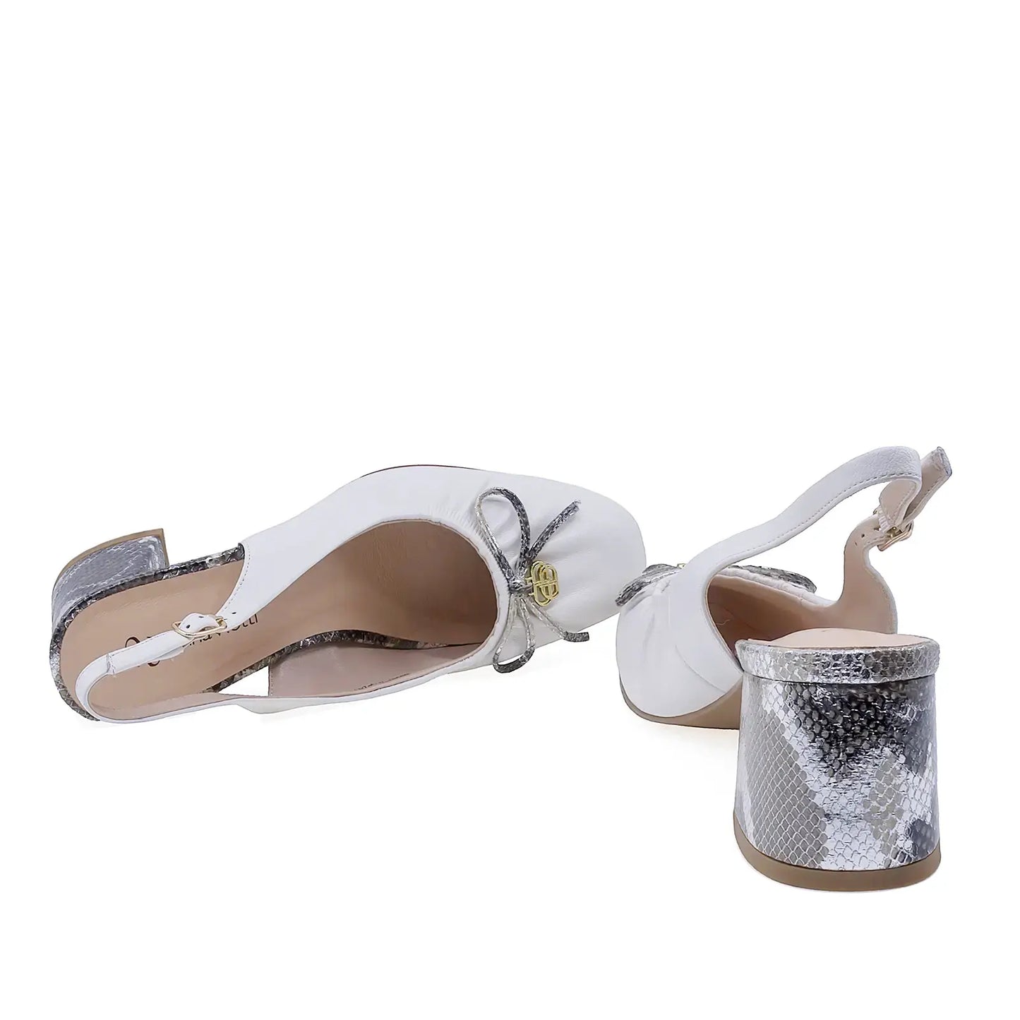 Pantofi dama eleganti Anna Viotti piele naturala, 6358P-A16-Z811-YT25, albi