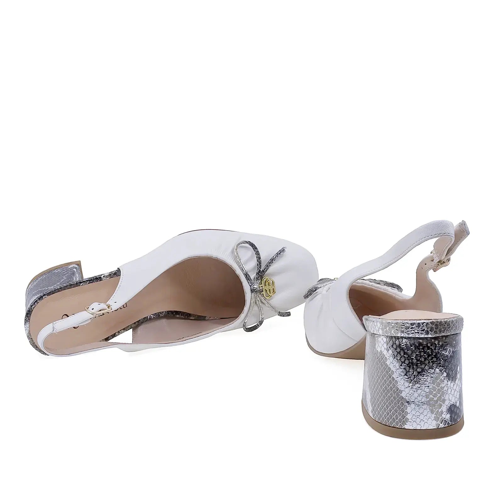 Pantofi dama eleganti Anna Viotti piele naturala, 6358P-A16-Z811-YT25, albi