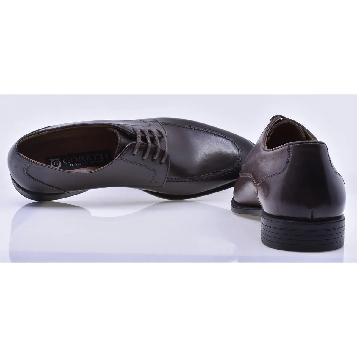 Pantofi barbati eleganti Goretti piele naturala B38-2-133 maro