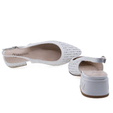 Pantofi dama eleganti Anna Viotti piele naturala, D106-QH3A236-GW1069V-J- albi