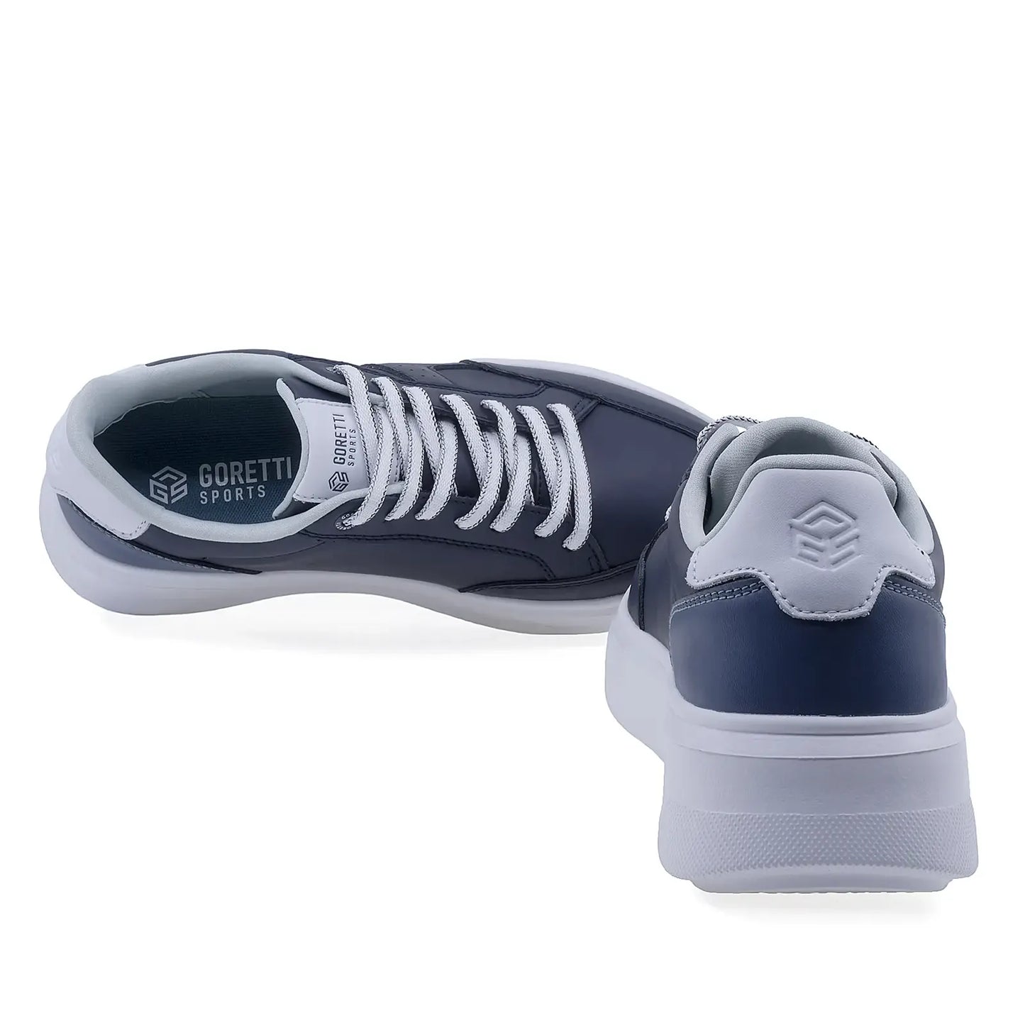 Pantofi barbati casual Goretti piele naturala B115-25SCM024 bleumarin