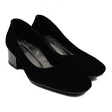 Pantofi dama casual Anna Viotti piele intoarsa D34-24100 negru - Goretti - Incaltaminte din piele naturala