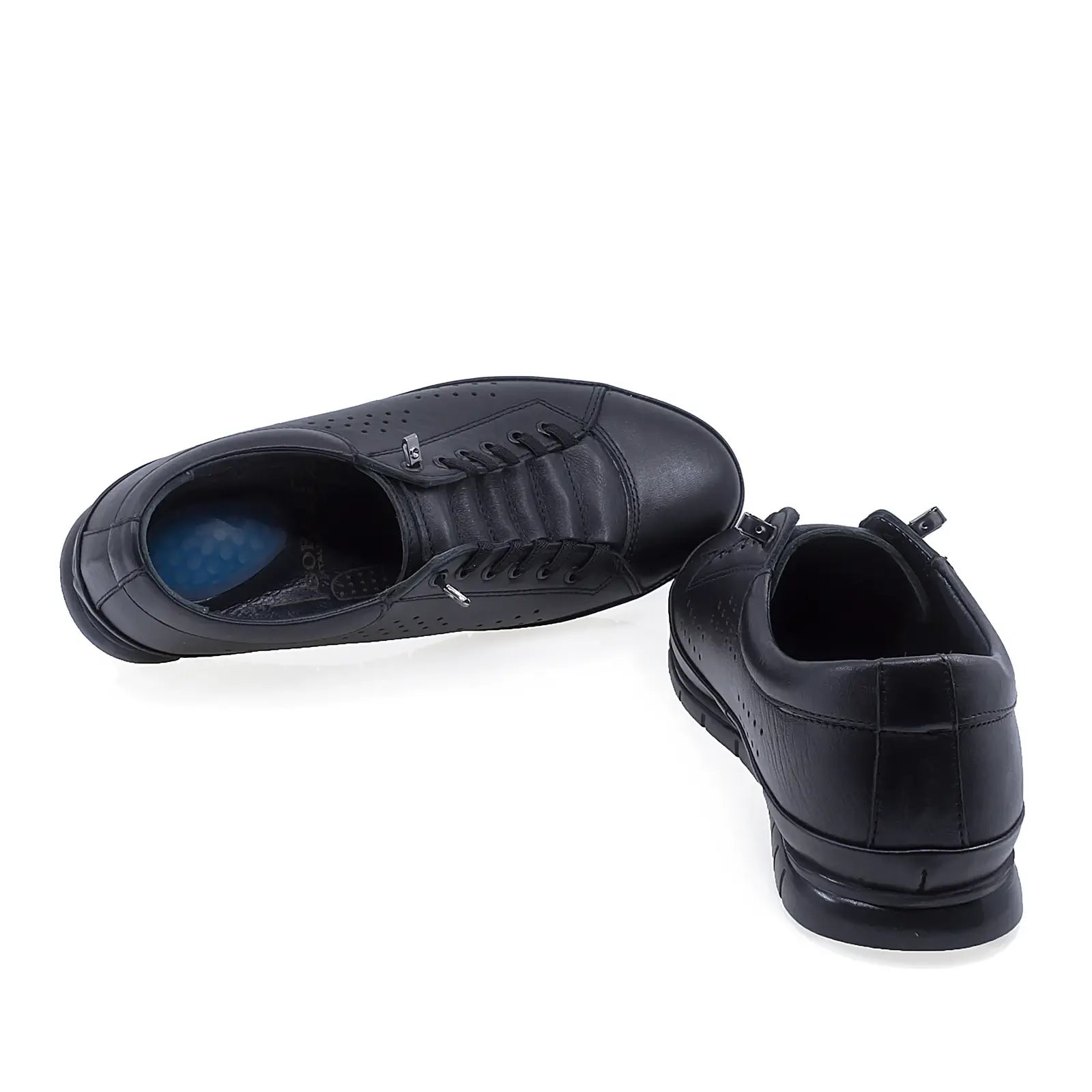 PANTOFI BARBATI CASUAL GORETTI DIN PIELE NATURALA B24-492 negri