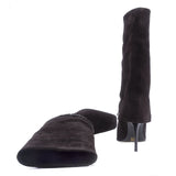 Cizme dama elegante Anna Viotti piele intoarsa D123-M1917Y-X166R-2 maro