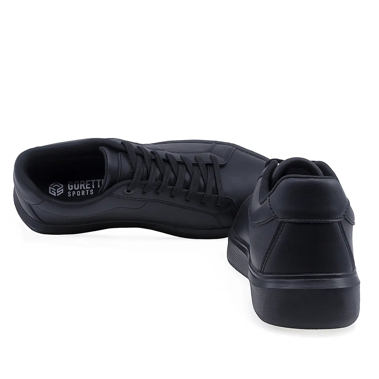 Pantofi barbati casual Goretti piele naturala B115-25SCM020 negru