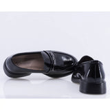 Pantofi dama casual Anna Viotti piele lacuita D111-6193 negri