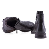 Ghete dama casual Sole piele naturala 08 maro