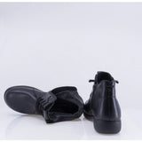 Ghete dama casual Anna Viotti piele naturala D111-2E89295-1 negre