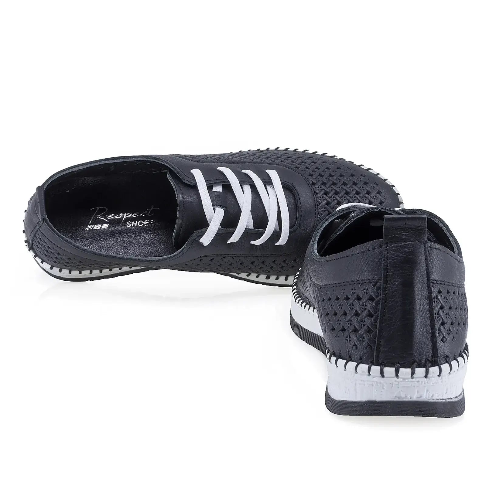 Pantofi Dama Casual Anna Viotti Piele naturala D74-405 negru