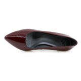 Pantofi dama Anna Viotti din piele lacuita D2207 grena-3