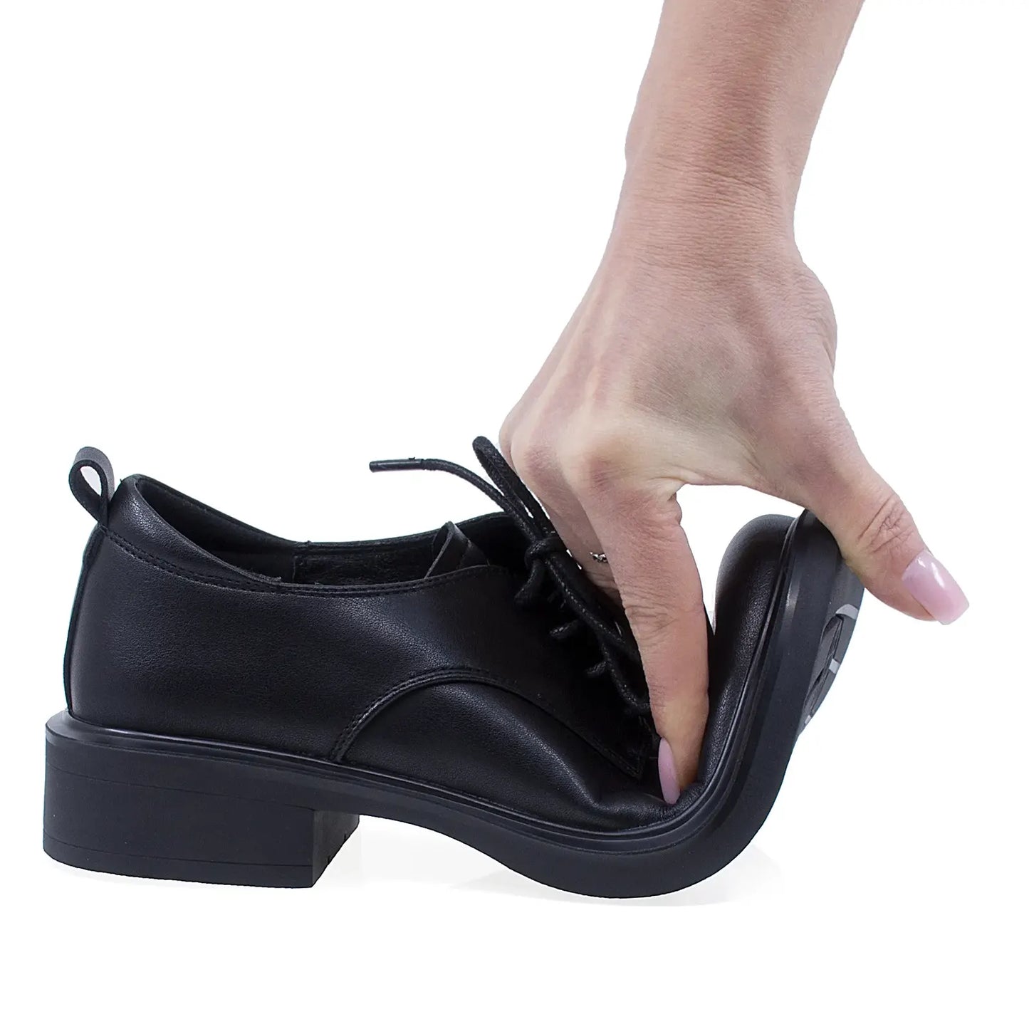 Pantofi Dama Casual Anna Viotti Piele naturala D106-M130-M156-3 negru
