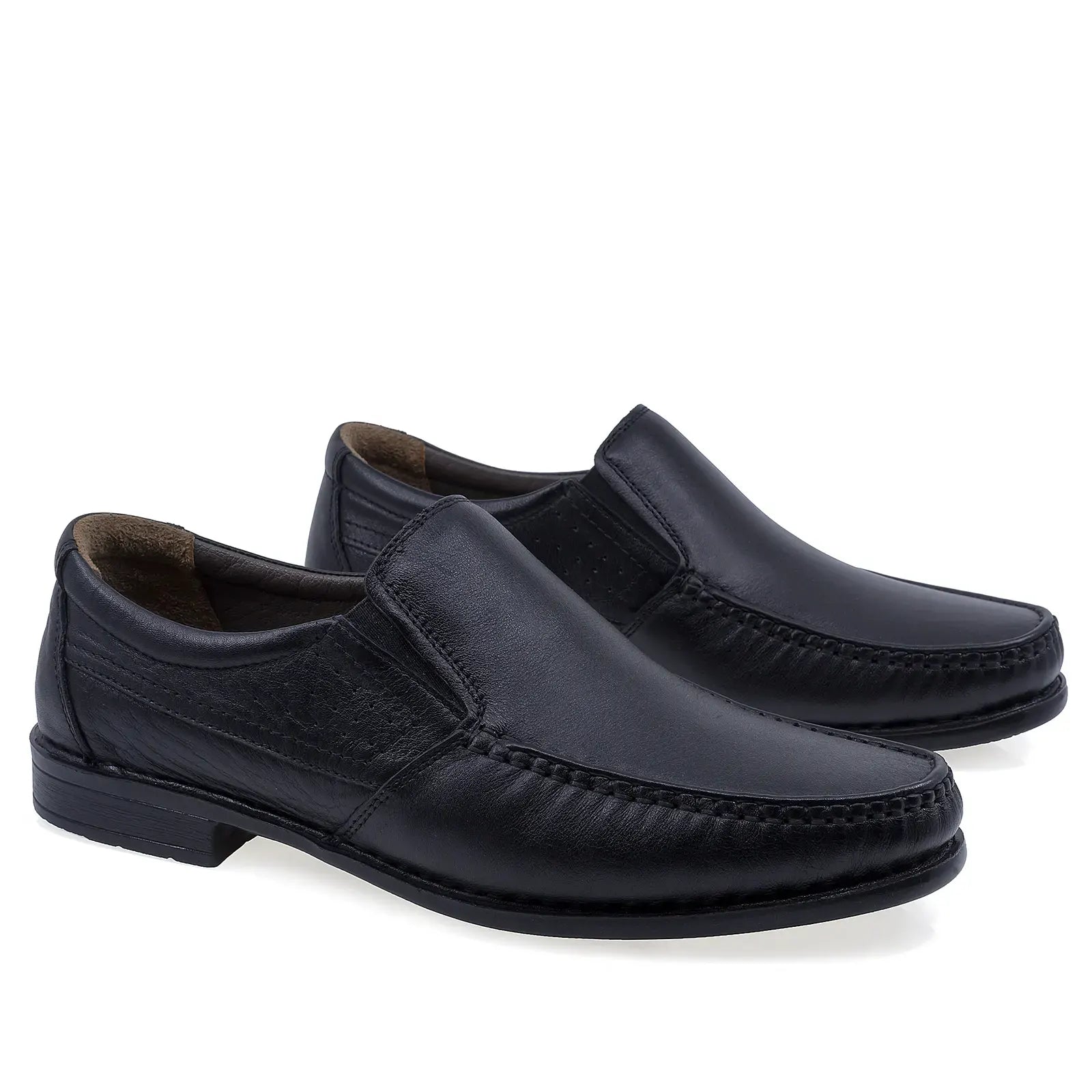 Pantofi barbati casual Goretti piele naturala B060-162 negru