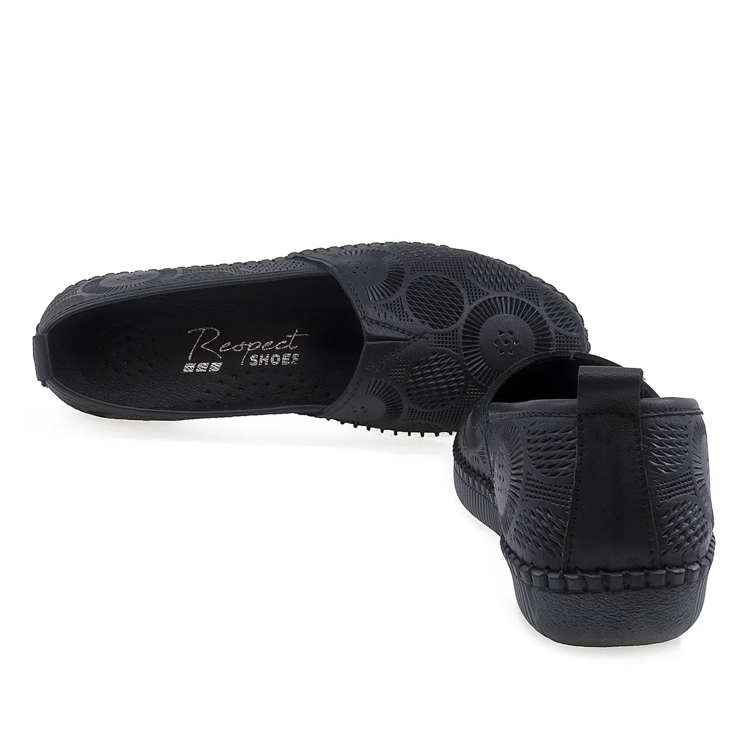 Pantofi Dama Casual Anna Viotti Piele naturala D43-07 negru
