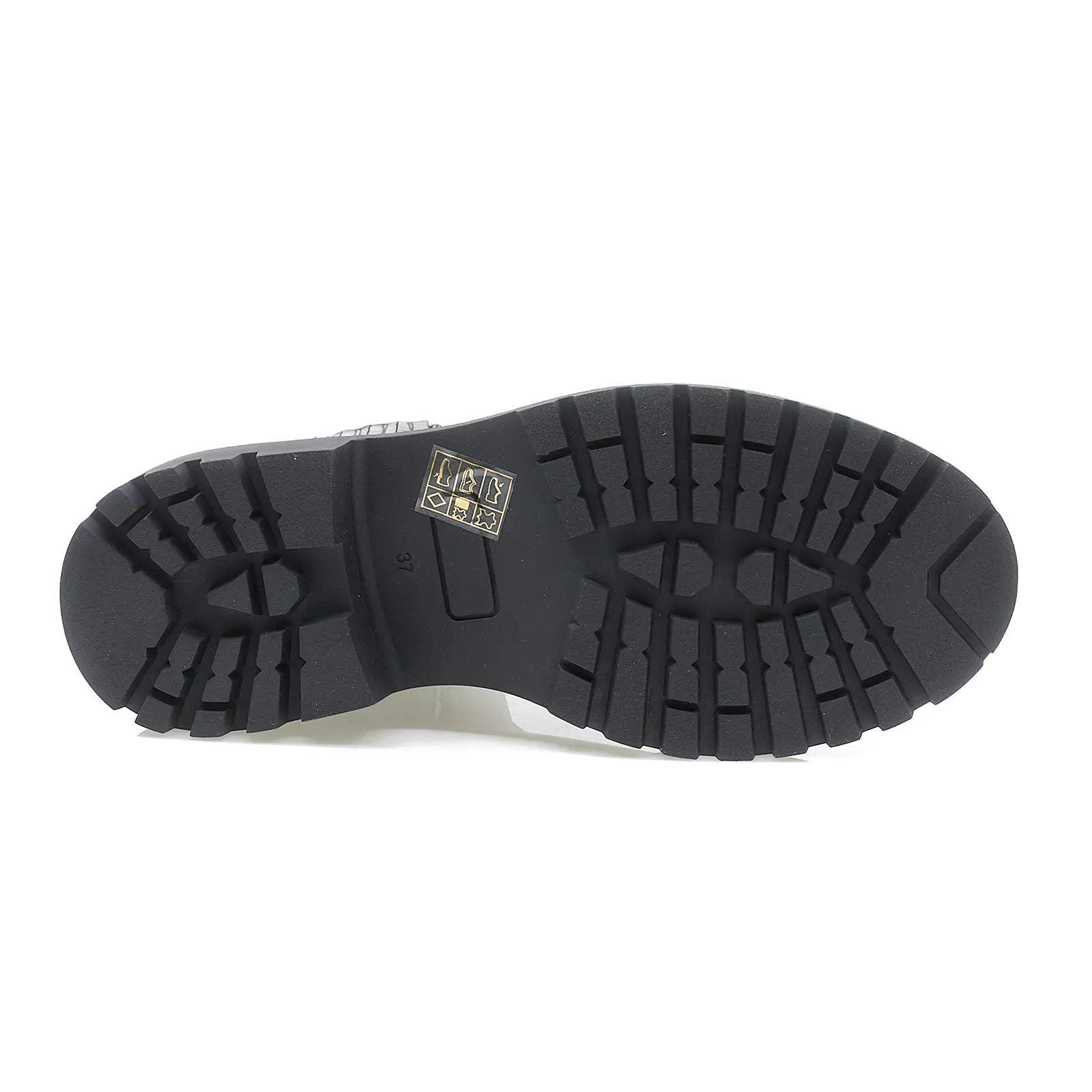 Ghete dama Anna Viotti din piele naturala D15-1082 negru-3