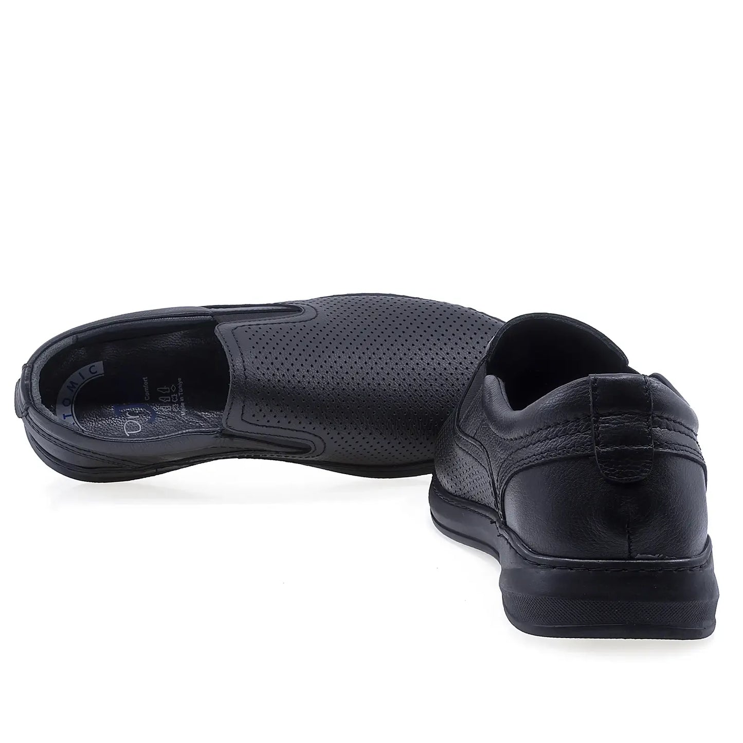 Pantofi barbati casual Goretti piele naturala B36-1668 negru
