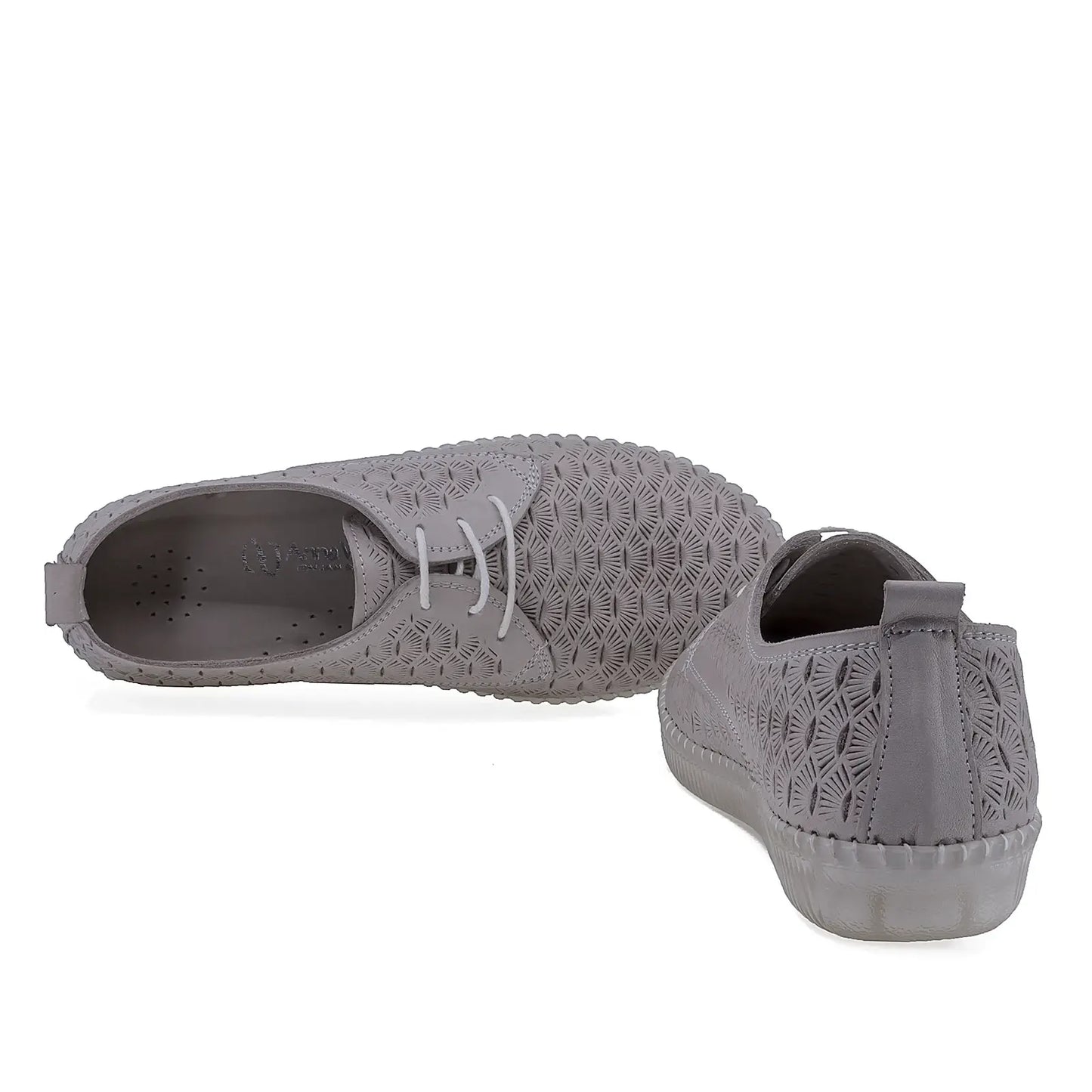 Pantofi Dama Casual Anna Viotti Piele naturala D43-03 gri