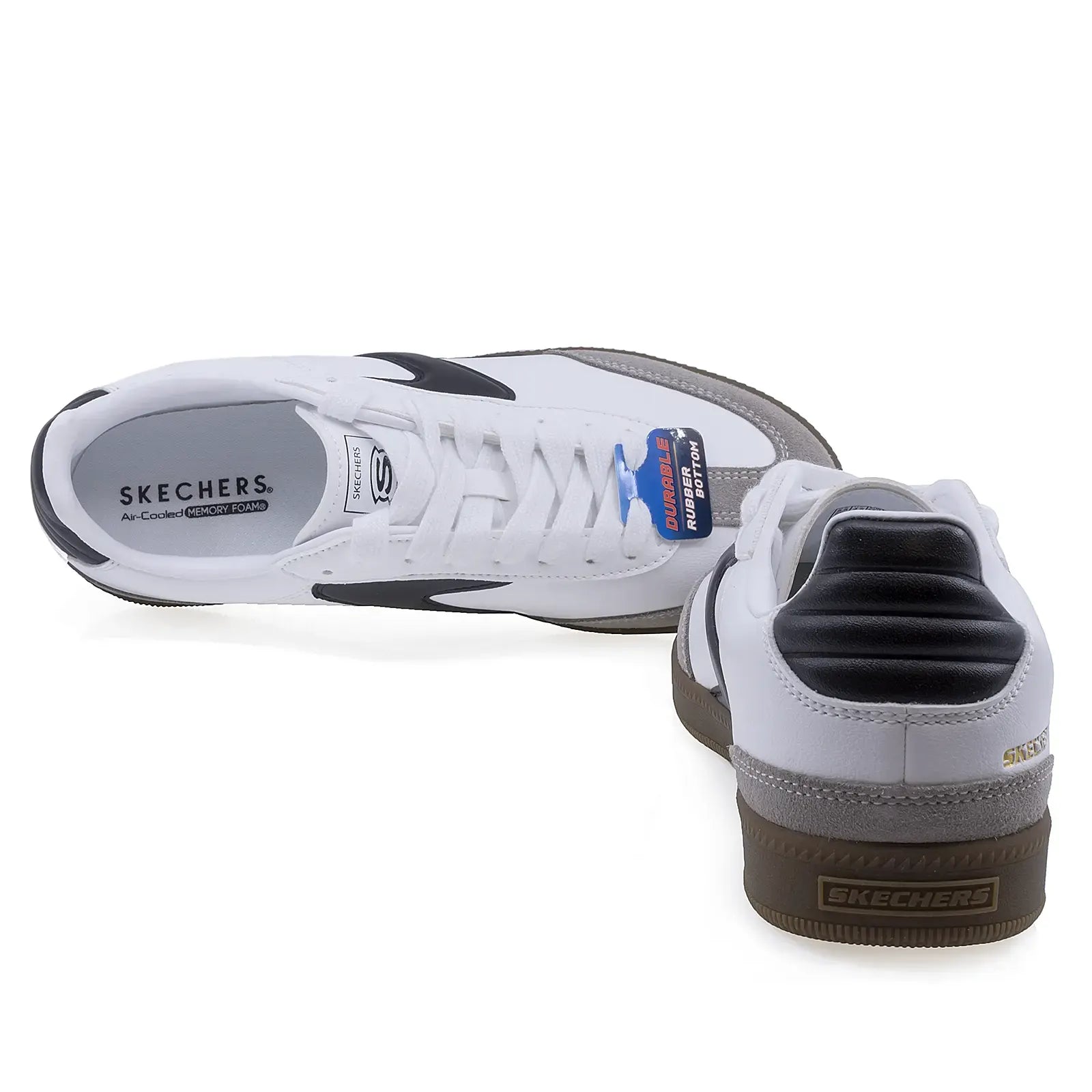 Pantofi Dama Sport SKECHERS Piele naturala D1-418005 alb
