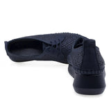 Pantofi Dama Casual Anna Viotti Piele naturala D43-53-L17 bleumarin