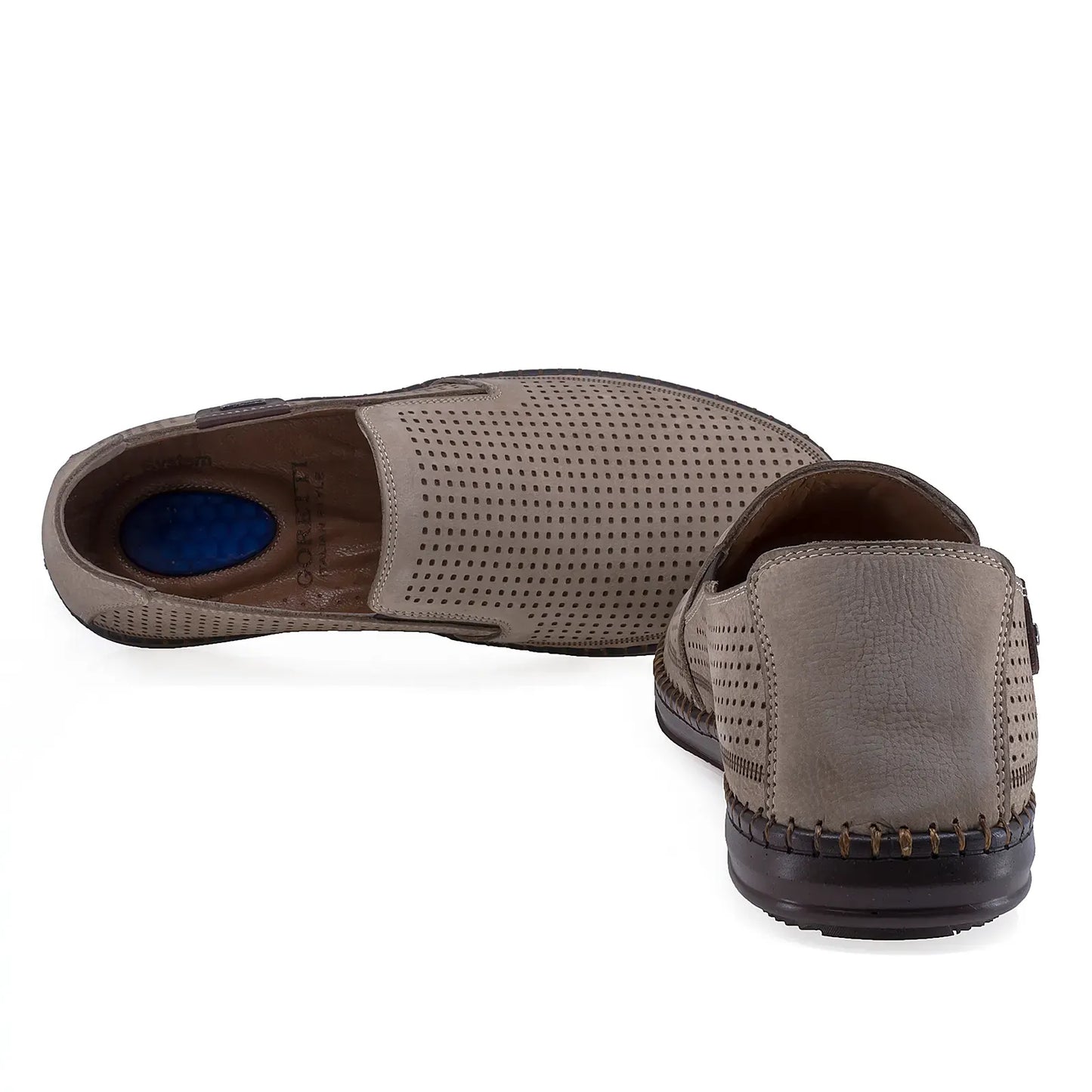 Pantofi barbati casual Goretti piele nubuc B25-7573 bej