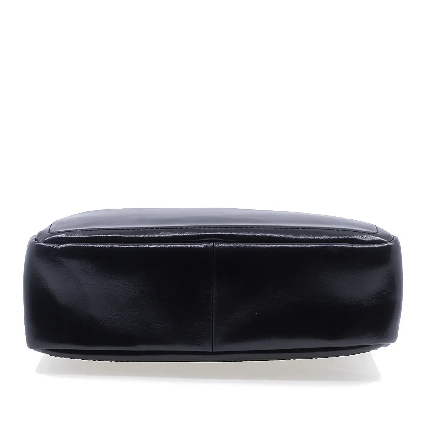 Geantă damă Anna Viotti piele naturala lucioasa CS6669A002 neagra