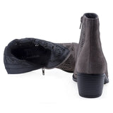 Ghete Dama de vara Casual Anna Viotti Piele intoarsa D116-2600-01R gri