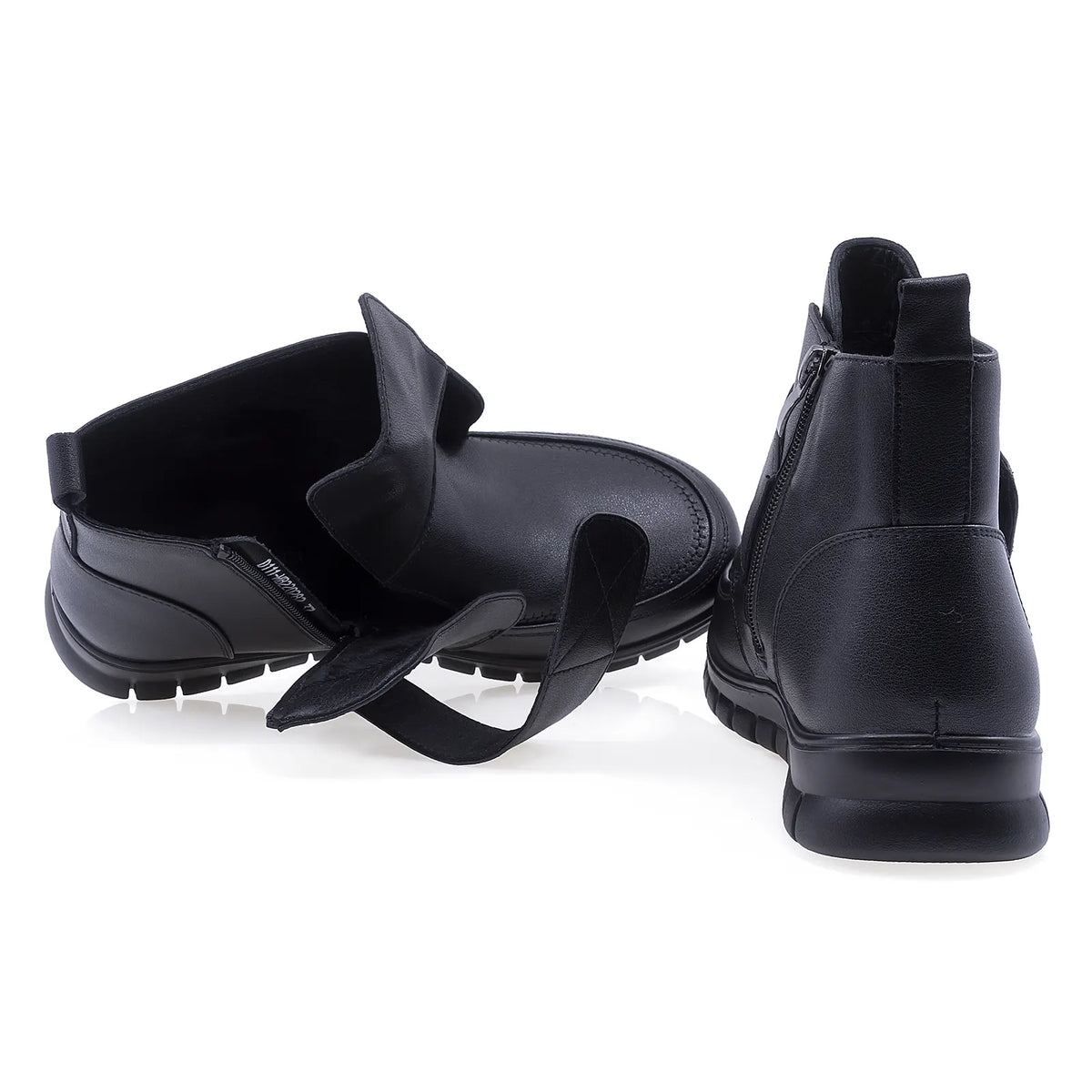 Ghete Dama Casual Anna Viotti Piele Naturala D111-MB220282 negre
