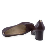 Pantofi dama eleganti Anna Viotti piele naturala D63-1162 bordo