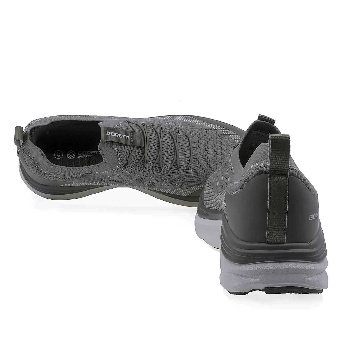 Pantofi Barbati Sport Goretti poliuretan B100-CL31779 kaki