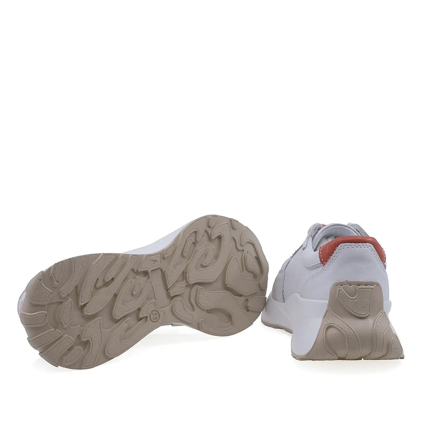 Pantofi Dama Casual Anna Viotti Piele naturala D16-703 alb