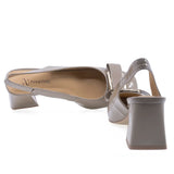 Pantofi dama eleganti Anna Viotti piele lacuita D105-5533-161 bej