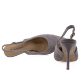 Pantofi dama eleganti Anna Viotti piele intoarsa D105-B149D-270-W99 taupe