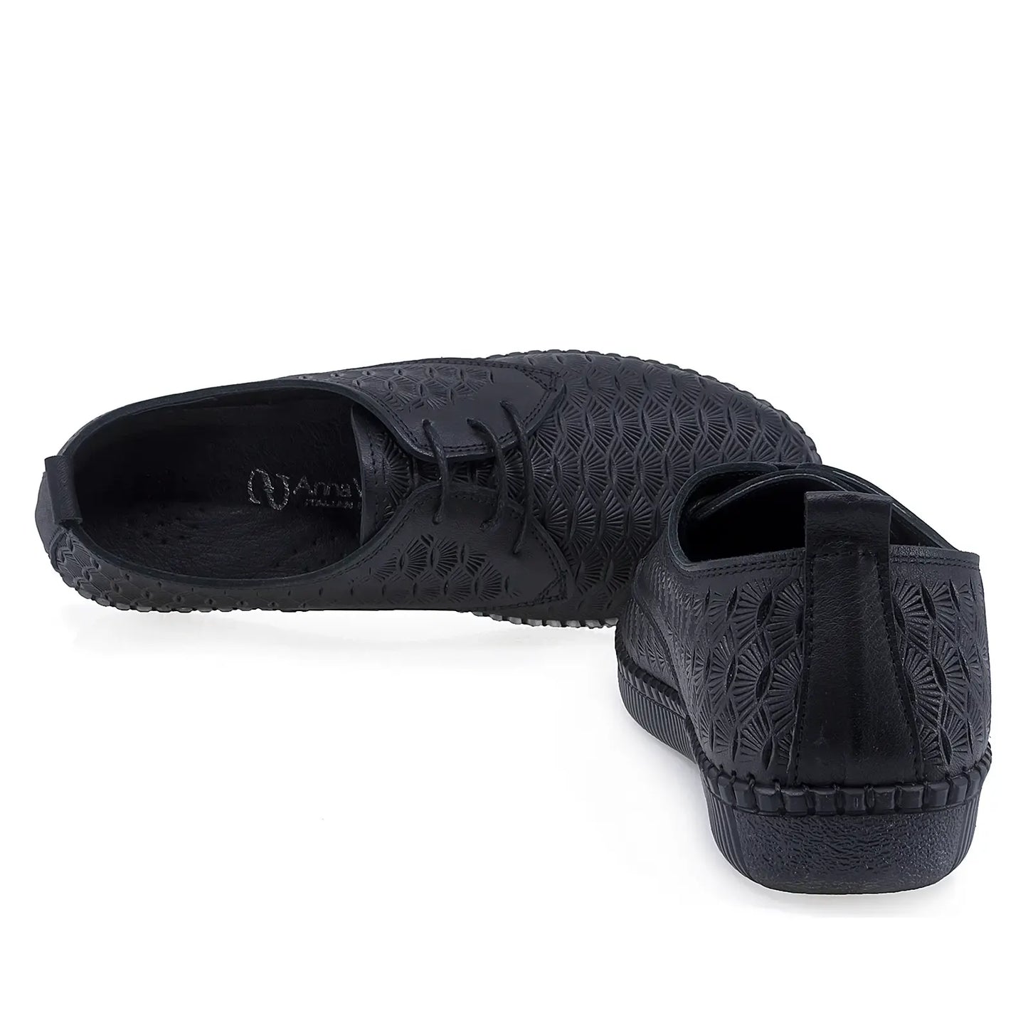 Pantofi Dama Casual Anna Viotti Piele naturala D43-03 negru