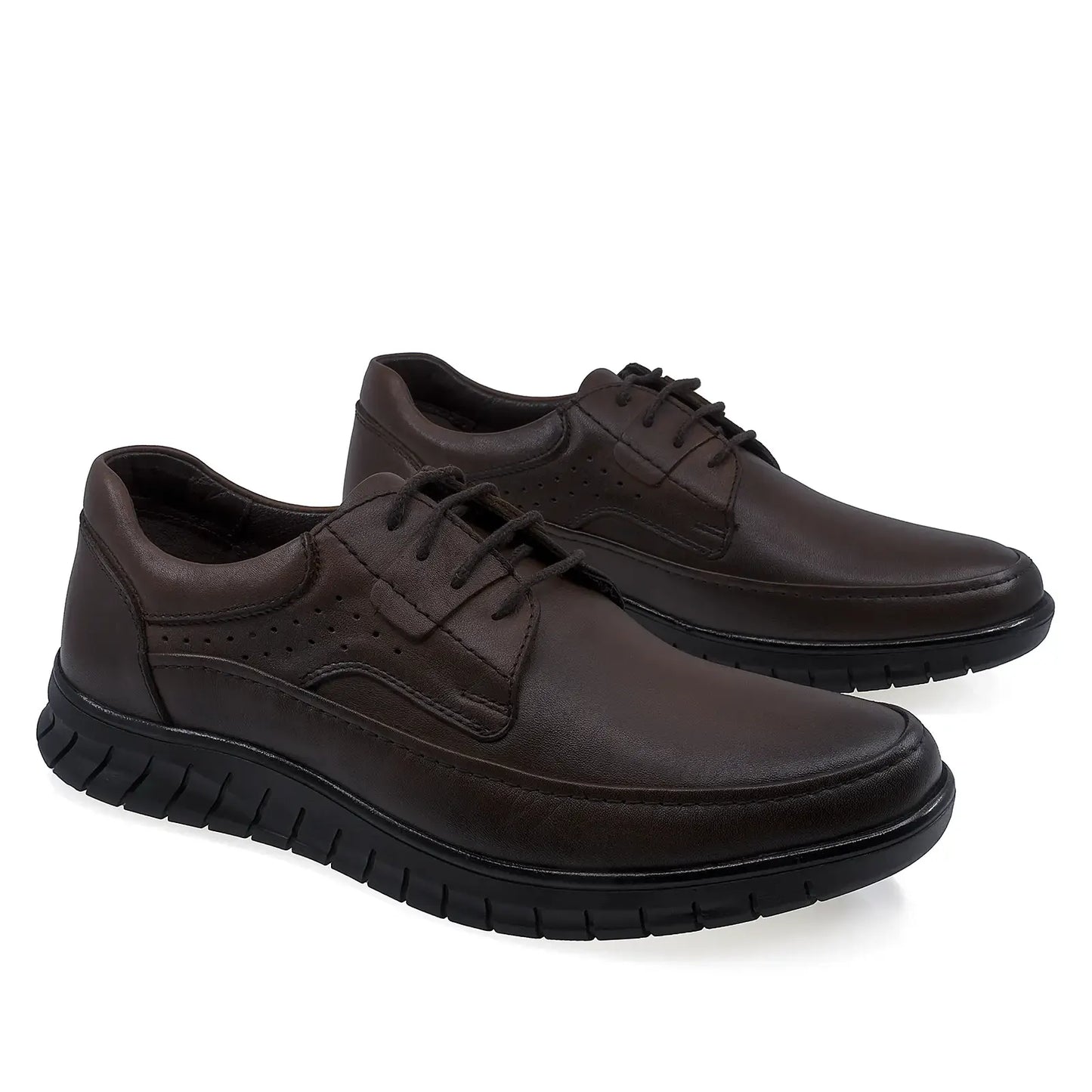Pantofi barbati casual Goretti piele naturala B64-3640 maro
