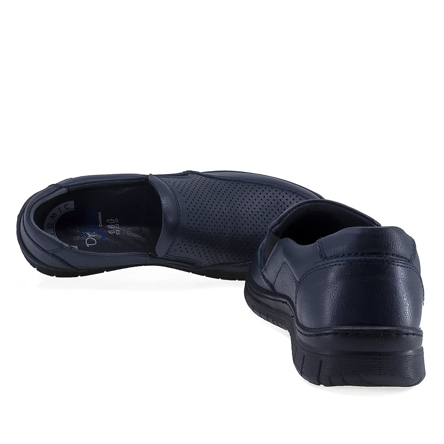 Pantofi barbati casual Goretti piele naturala B36-1656 bleumarin
